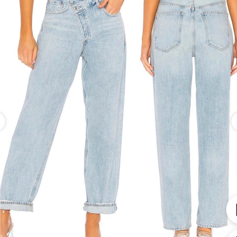 AGOLDE Criss Cross upsized straight jean